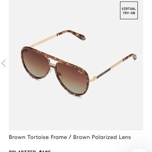 Quay High Profile Brown Tortoise/Brown Polarized Sunglasses